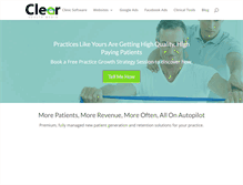 Tablet Screenshot of clearhealthmedia.com